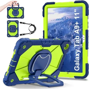 Pouzdro na tablet Outdoorový Obal Na Samsung Galaxy Tab A9 Plus Barva: Modro-Zelená