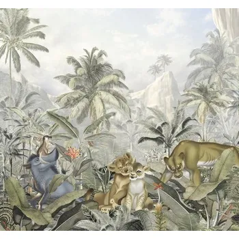 Fototapeta Fototapeta vliesová IADX6-088 Lion King Hills 300x280 cm