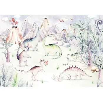 Fototapeta Fototapeta vliesová IAX8-0037 Dino Playground 400x280 cm