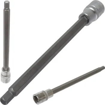Klíč Hlavice zástrčné, Imbus 1/2", extra dlouhé 200 mm, různé velikosti - JONNESWAY Velikost: 5 mm