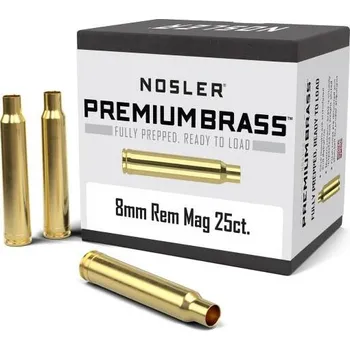 Příslušenství pro sportovní střelbu Nábojnice Nosler Premium Brass 8mm Rem. Mag. (25ks)