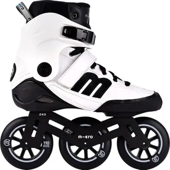 Kolečkové brusle MICRO BEAT Jednobarevné: Bílá, Velikosti: 35-36