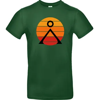 Pánské tričko imago Tričko Hvězdná brána - Symbol Tau ri (zelená), velikost XL