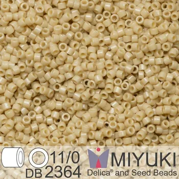 Korálek Korálky Miyuki Delica 11/0. Barva Duracoat Opaque Dyed Moth Wing DB2364. Balení 5g