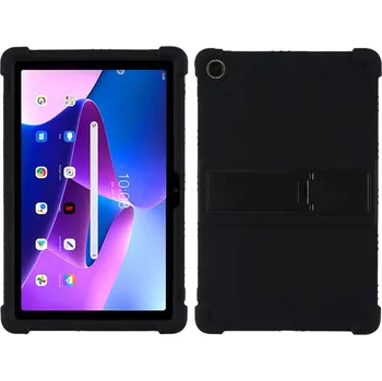 Pouzdro na tablet Silikonový Kryt Lenovo Tab M10 (3Nd) - Barevné Barva: Černá