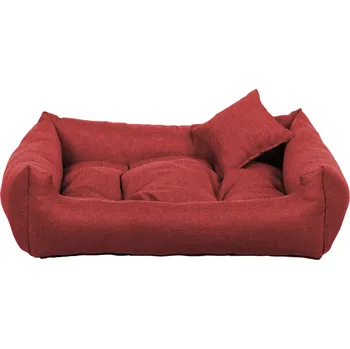 Pelíšek pro psa SAWANA obdélníkový pelech pro psa, červený - 100 cm x 75 cm