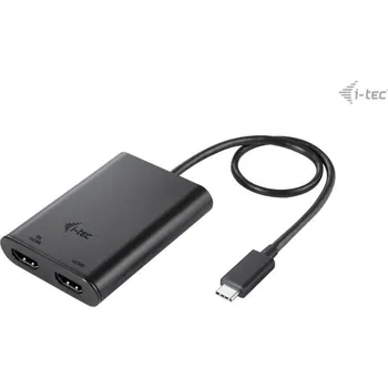 i-tec USB-C Dual 4K/60Hz (single 8K/30Hz) HDMI Video Adapter C31DUAL4K60HDMI