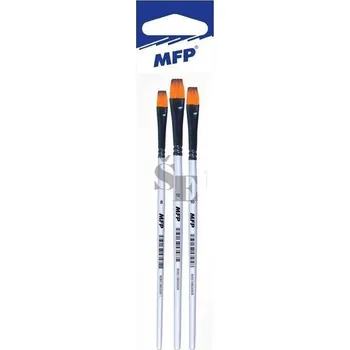 Umělecký štětec Štětec plochý synthetic sada 3ks č. 8,10,12 6340154