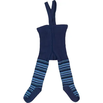 Dívčí oblečení Dětské punčocháče se šlemi tmavě modré, Velikost: 62 - 68, Barva: Tmavě modrá