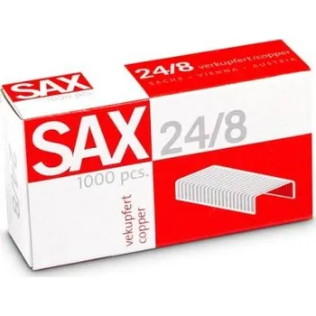 Spona do sešívačky Sešívací spony SAX 24/8 1000ks,měď