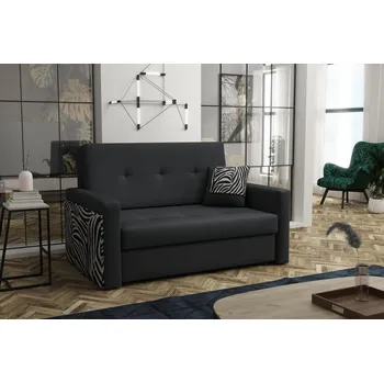 Pohovka Falco Rozkládací křeslo Vivian Mel III černá/zebra