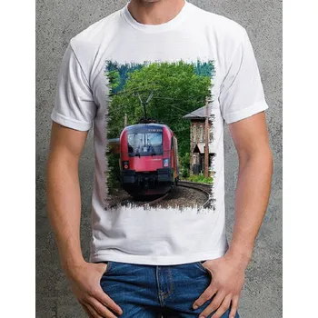 Pánské tričko tričko s lokomotivou 1116 233 XS