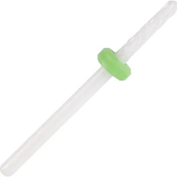 Bruska na nehty Keramická fréza na nehty – brusný nástavec MALÝ VÁLEC HRUBÝ (zelený pruh, hrubá frézka, zakulacené zakončení) (Hrubá frézka na nehty, zelený pruh)