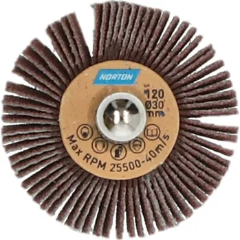 Brusný kotouč NORTON-CLIPPER Vřetenové lamelové kotouče 30x10mm x6mm SK(C) Zr 120 Norton BDX