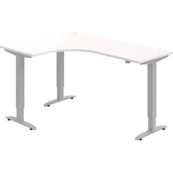 Kancelářský vozík HOBIS trigon elektr.stavitelný stůl stand.ovlad. - MST 2 60 P, bílá + doprava zdarma