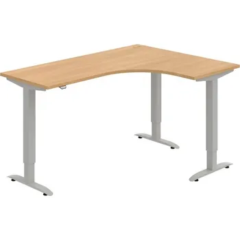 Kancelářský vozík HOBIS trigon elektr.stavitelný stůl stand.ovlad. - MST 2 60 L, dub + doprava zdarma