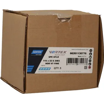 Řezný kotouč NORTON-CLIPPER Netkané lamelové kotouče 115x22mm Jemny Norton VORTEX