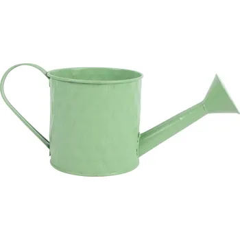 Plechový květináč Sannah M zelený 30x12x12 cm