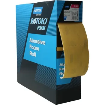 Brusný kotouč NORTON-CLIPPER Antiloading Standardní role Pěnový samosvorný 115mm x25m Zr 600 Norton GOLD RESERVE