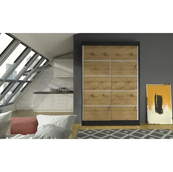 Ložnice Falco Skříň Linora IV 120 černá/artisan