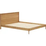 Dubová dvoulůžková postel Kave Home Lenon 180 x 200 cm