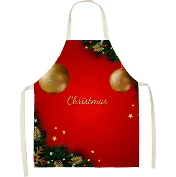 Kuchyňská zástěra Vánoční zástěra s kapsami | kuchyňská zástěra - 2WQ-46377-113,dětská velikost 47 x 38 cm
