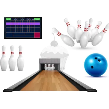 Jedlá dekorace na dort Caketools Jedlý papír "Bowling 2" A4