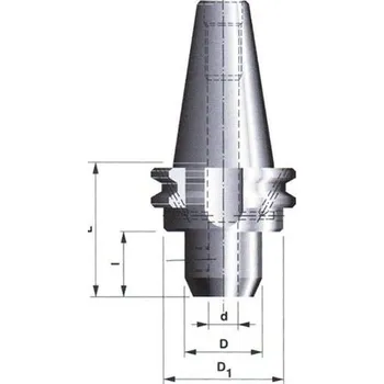 Držák pro upínání fréz s válcovou stopkou s ploškou - PILANA MCT 40x8-50