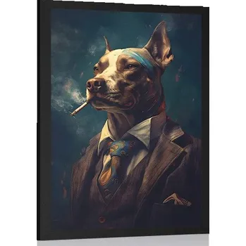 Plakát Dovido Plakát zvířecí gangster pes