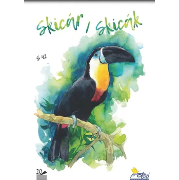 Výtvarný papír Notes Skicák v bloku A4 20ls