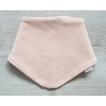 Nákrčník AMÁLKA Elastický šátek na krk teplákovina , oříškový