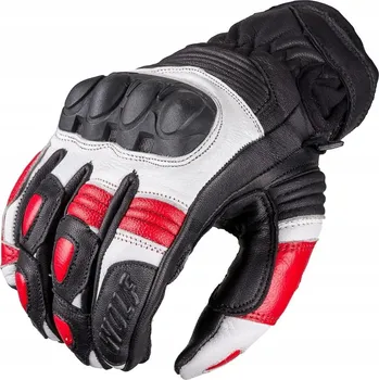 Moto rukavice Wolf Bandit Red Kožené rukavice na motorku - Velikost 2XL