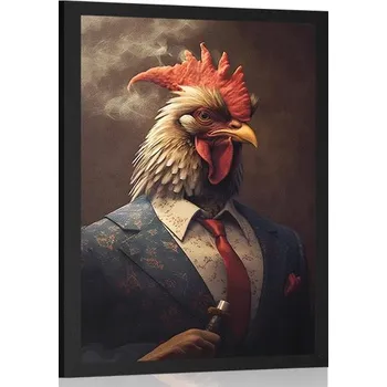 Plakát Dovido Plakát zvířecí gangster kohout