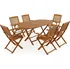 Zahradní sestava Dřevěná sestava Boston 1 + 6 akácie