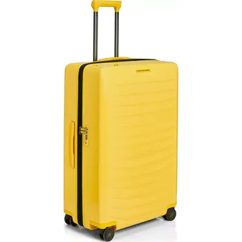 PORSCHE DESIGN Roadster Hardcase 4W Trolley L Cestovní zavazadlo kufr skořepinový velikost L žlutý TSA (780 x 530 x 310 mm Velký, rozšiřitelný kufr na 4 kolech z lehkého plastu. Tichá kola a integrovaný zámek schválený TSA.)