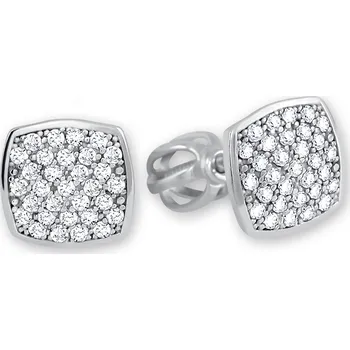 Náušnice Brilio Dámské náušnice z bílého zlata 239 001 00680 07 + 2 měsíce na vrácení zboží