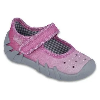 Dívčí bačkory Dětské textilní bačkůrky Befado 109p171 růžová Velikost: 19 (EU)