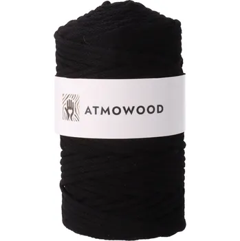 Příze příze 5 mm - černá