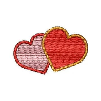 Nášivka Pelisport Nášivka Dvě srdce V1