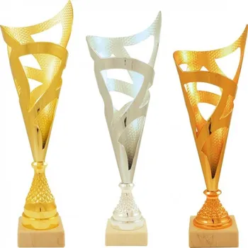 Pohár PE0052 Barva: bronz, Výška: 38 cm, Průměr kalichu: 14 cm