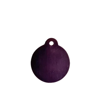 Vojenské psí známky DCH Kovová psí známka - velká koule Barva: Fialová