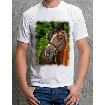 Chlapecké tričko tričko s koněm č. 28 XL