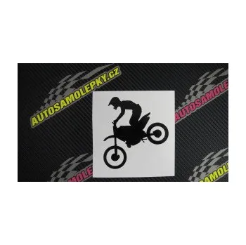 Samolepící dekorace SAMOLEPKA Motorka 015 levá motokros (10 - červená) NA AUTO, NÁLEPKA, FÓLIE, POLEP, TUNING, VLASTNÍ TEXT, TISK, AUTOSAMOLEPKY.cz, POLEPY, OBRÁZEK, LOGO, SAMOLEPKY