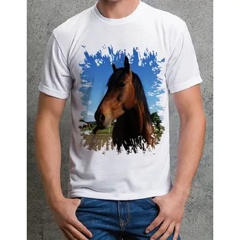 Chlapecké tričko tričko s koněm č. 6 164