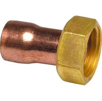 Instalatérský materiál CU 5240 G Měděné pájecí hrdlo s převlečnou matkou (pro k pájení, letovací - měď) - 22x3/4" CU.5240G