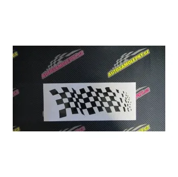 Polep vozidla SAMOLEPKA Šachovnice 084 (10 - červená) NA AUTO, NÁLEPKA, FÓLIE, POLEP, TUNING, VLASTNÍ TEXT, TISK, AUTOSAMOLEPKY.cz, POLEPY, OBRÁZEK, LOGO, SAMOLEPKY