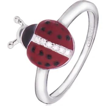 Prsten Stříbrný prstýnek beruška vel. 52