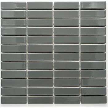Obklad Keramická mozaika šedá 73x22mm