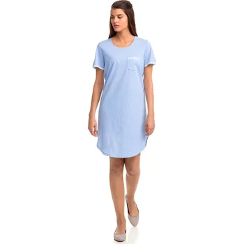 Dámská noční košile Vamp - Pohodlná dámská noční košile 14381 - Vamp blue bel air S