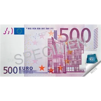 Blok Poznámkový blok "500 Euro", 70 listů, 120 x 61,5 mm, PANTA PLAST 0423-0057-99